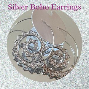 4/$20 Large Spiral Earrings NWT